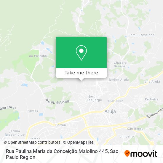 Rua Paulina Maria da Conceição Maiolino 445 map