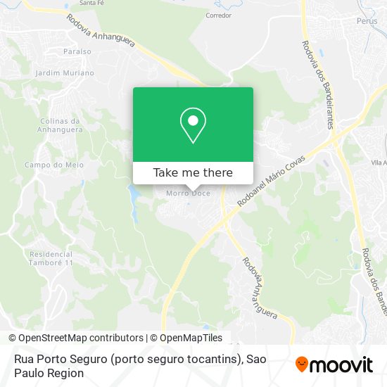 Rua Porto Seguro (porto seguro tocantins) map