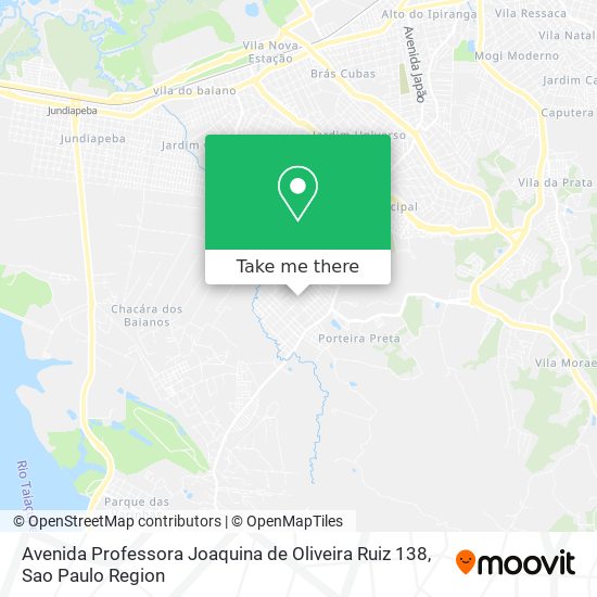 Avenida Professora Joaquina de Oliveira Ruiz 138 map