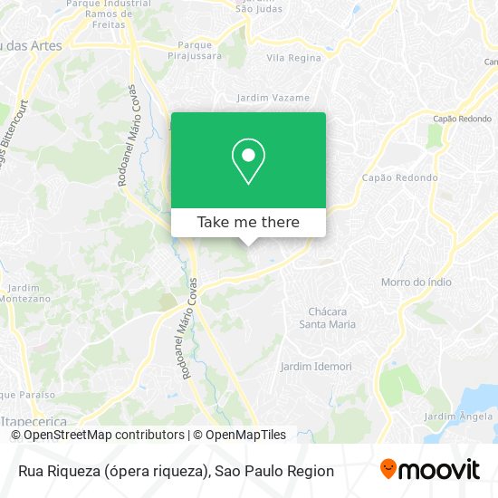 Rua Riqueza (ópera riqueza) map