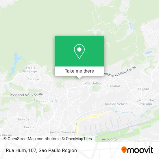 Rua Hum, 107 map