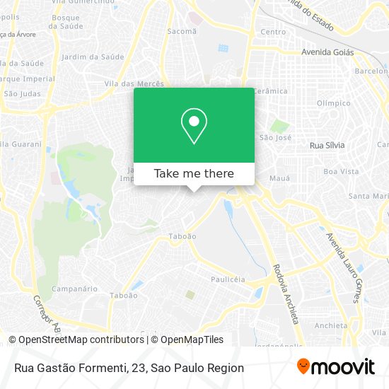 Mapa Rua Gastão Formenti, 23