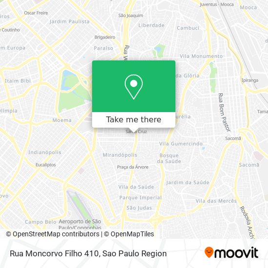 Mapa Rua Moncorvo Filho 410