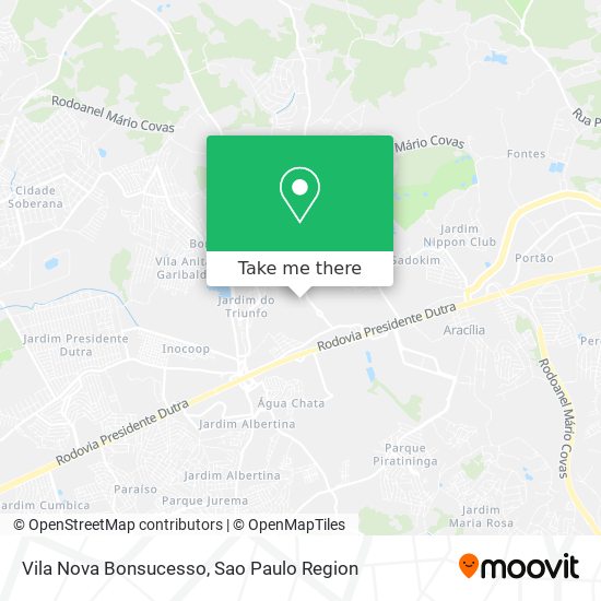 Vila Nova Bonsucesso map