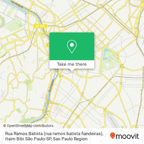 Mapa Rua Ramos Batista (rua ramos batista fiandeiras), Itaim Bibi São Paulo-SP