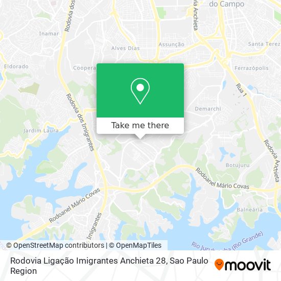 Rodovia Ligação Imigrantes Anchieta 28 map