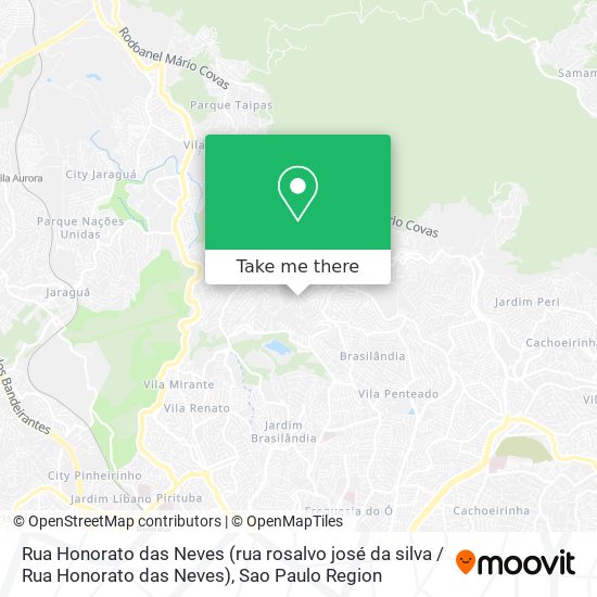 Rua Honorato das Neves (rua rosalvo josé da silva / Rua Honorato das Neves) map