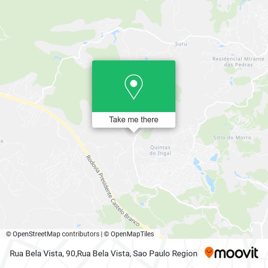 Rua Bela Vista, 90,Rua Bela Vista map