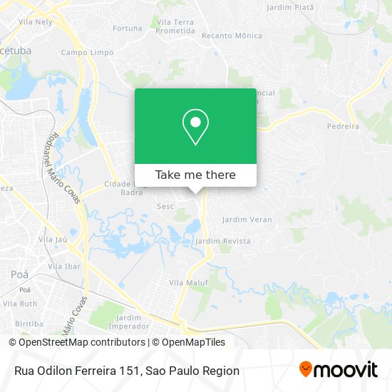 Rua Odilon Ferreira 151 map