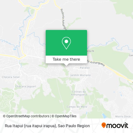 Rua Itapui (rua itapui irapua) map