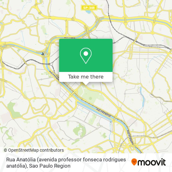 Rua Anatólia (avenida professor fonseca rodrigues anatólia) map