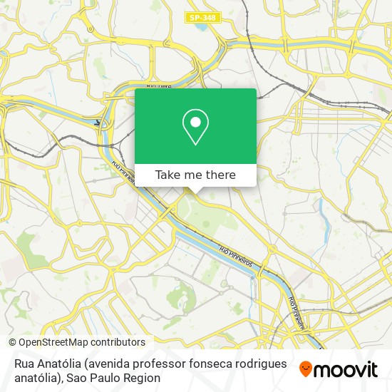 Mapa Rua Anatólia (avenida professor fonseca rodrigues anatólia)