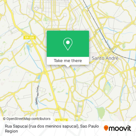 Rua Sapucaí (rua dos meninos sapucaí) map