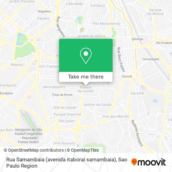 Rua Samambaia (avenida itaboraí samambaia) map