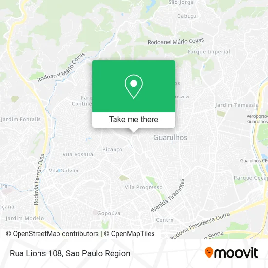 Rua Lions 108 map