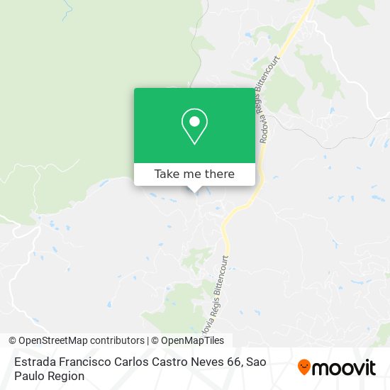 Estrada Francisco Carlos Castro Neves 66 map