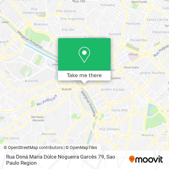 Rua Doná Maria Dúlce Nogueira Garcês 79 map