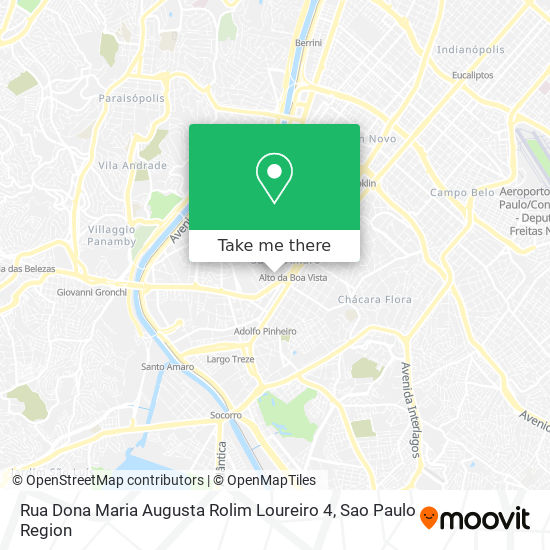 Mapa Rua Dona Maria Augusta Rolim Loureiro 4