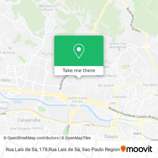 Rua Laís de Sá, 178,Rua Laís de Sá map