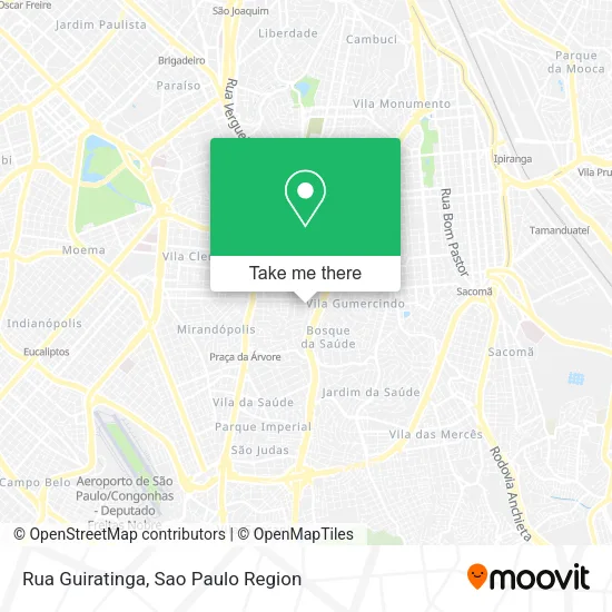 Rua Guiratinga map
