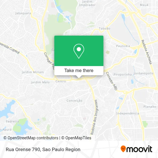 Rua Orense 790 map