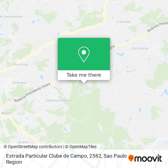 Estrada Particular Clube de Campo, 2582 map
