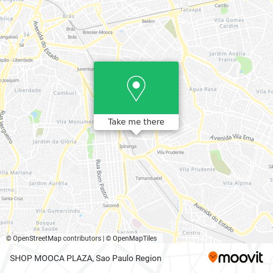 SHOP MOOCA PLAZA map