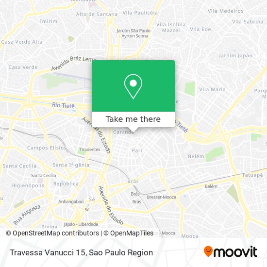 Travessa Vanucci 15 map