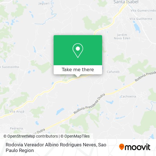 Rodovia Vereador Albino Rodrigues Neves map