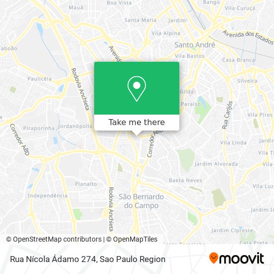 Rua Nícola Ádamo 274 map