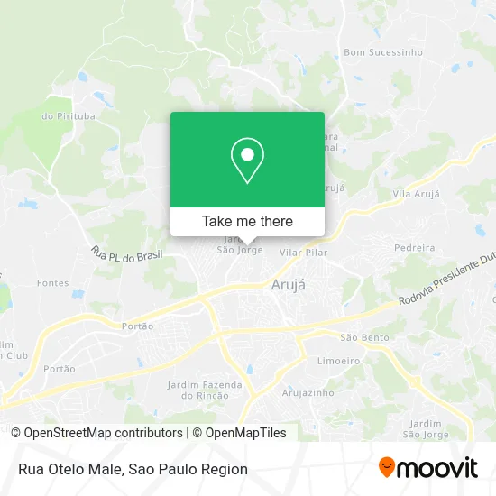 Rua Otelo Male map