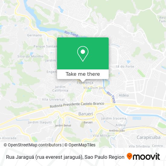 Rua Jaraguá (rua everest jaraguá) map