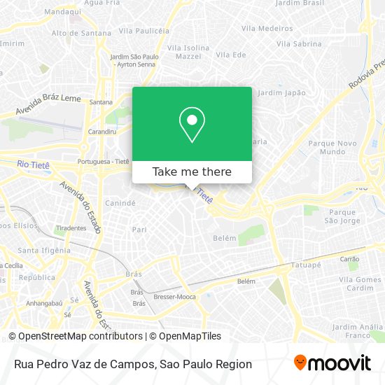 Rua Pedro Vaz de Campos map
