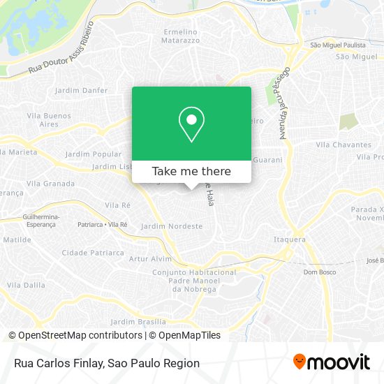 Mapa Rua Carlos Finlay