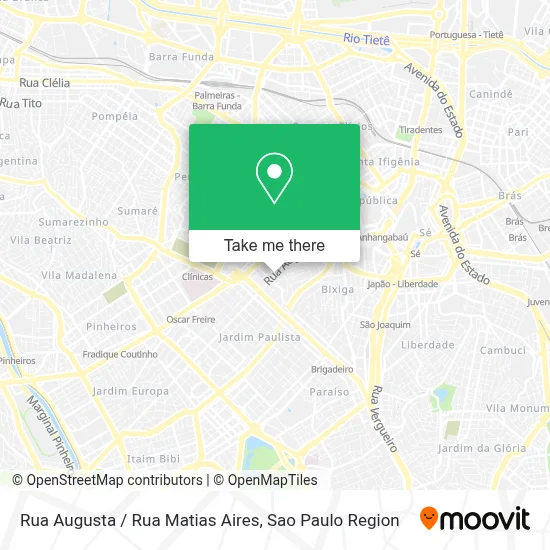 Rua Augusta / Rua Matias Aires map