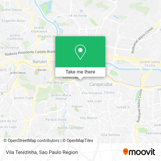Vila Terezinha map