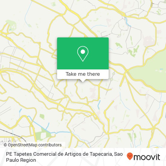 Mapa PE Tapetes Comercial de Artigos de Tapecaria