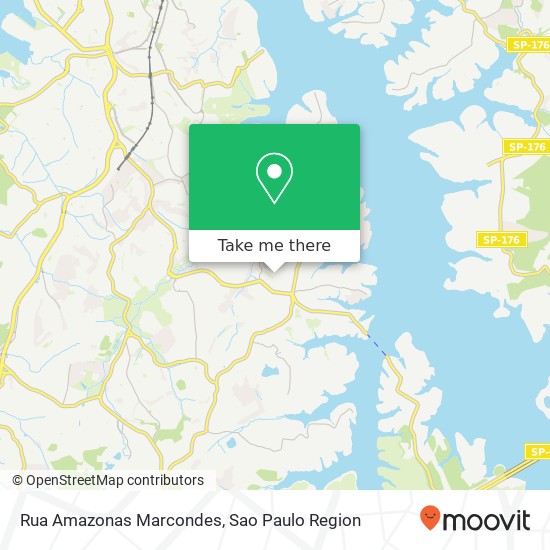 Mapa Rua Amazonas Marcondes
