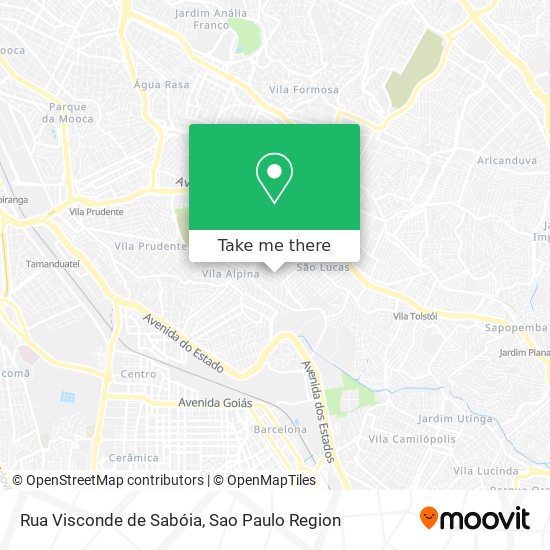 Rua Visconde de Sabóia map