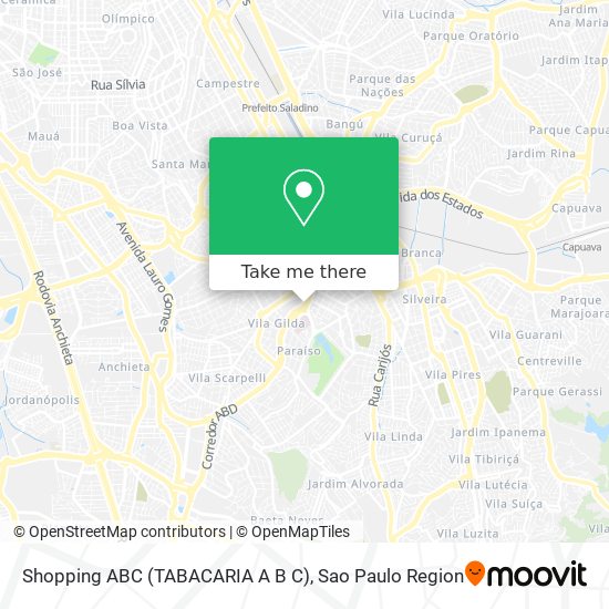 Mapa Shopping ABC (TABACARIA A B C)