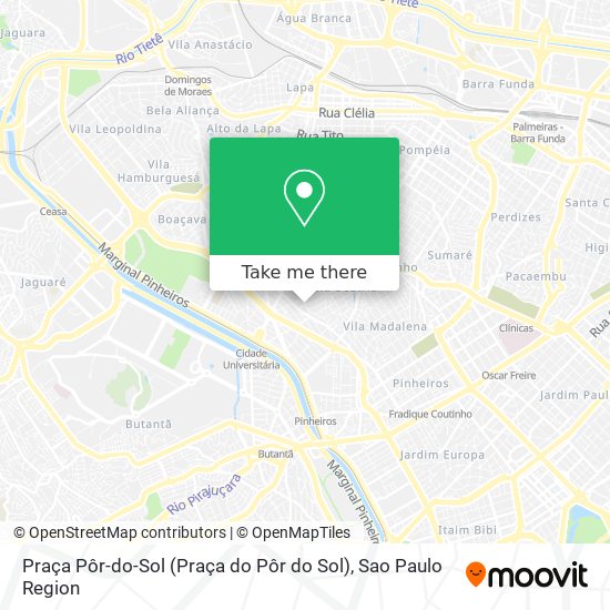 Praça Pôr-do-Sol map