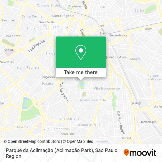 Parque da Aclimação (Aclimação Park) map