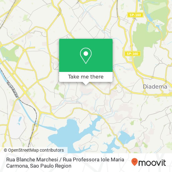 Rua Blanche Marchesi / Rua Professora Iole Maria Carmona map