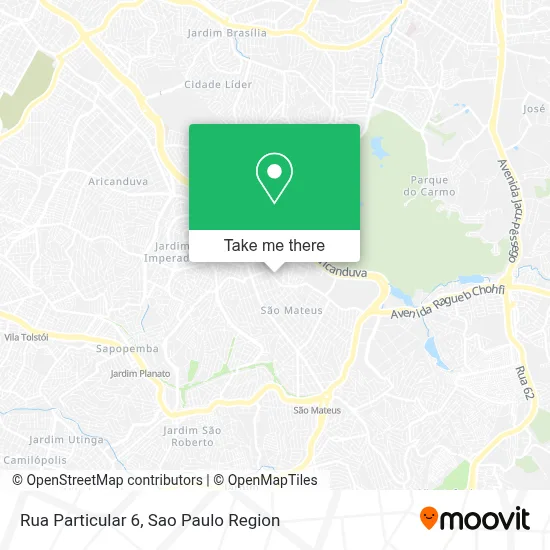 Rua Particular 6 map