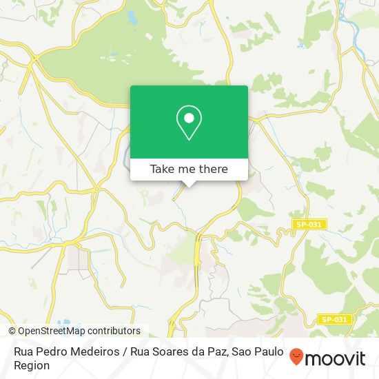 Mapa Rua Pedro Medeiros / Rua Soares da Paz