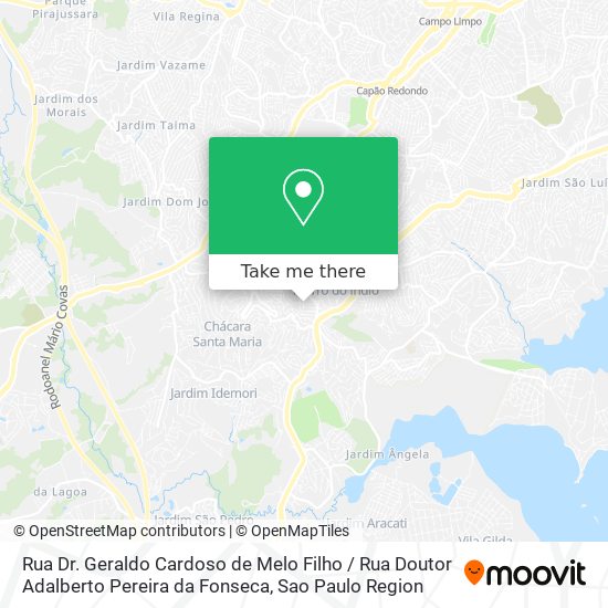 Mapa Rua Dr. Geraldo Cardoso de Melo Filho / Rua Doutor Adalberto Pereira da Fonseca