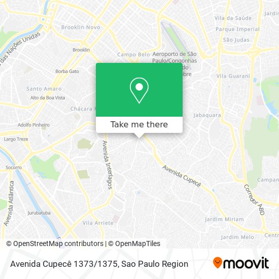 Avenida Cupecê 1373/1375 map