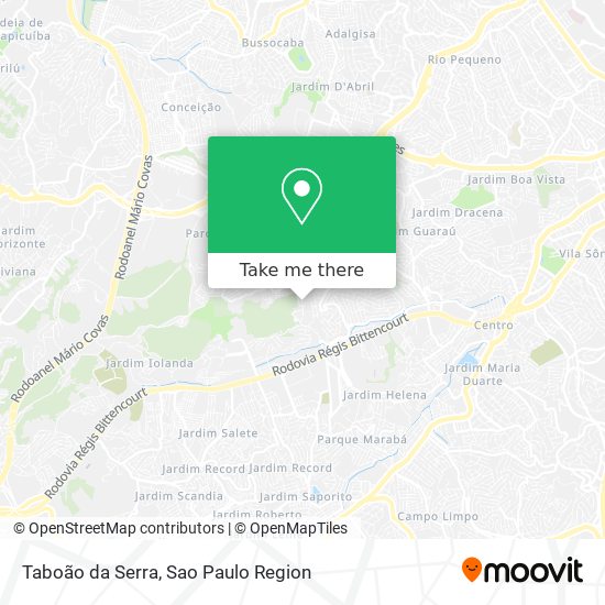 Taboão da Serra map