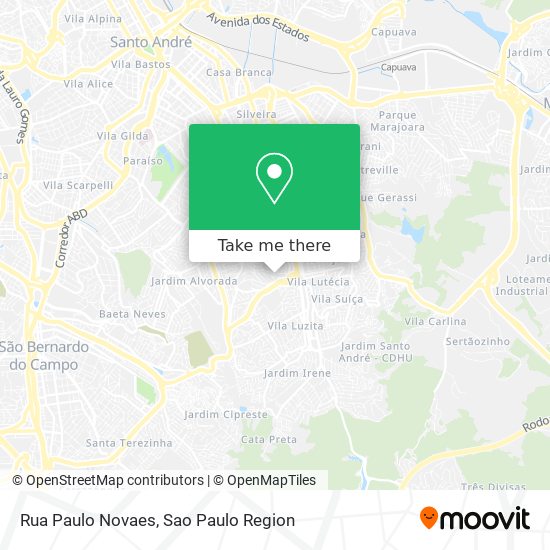 Rua Paulo Novaes map