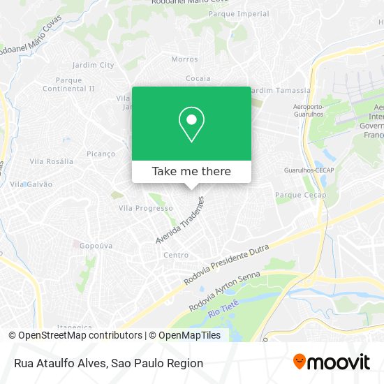 Mapa Rua Ataulfo Alves